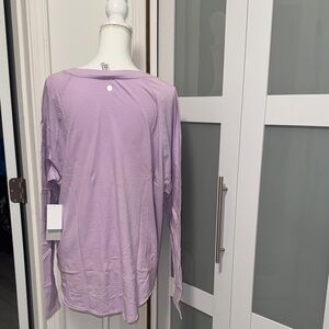 Zella Lavender Long Sleeve Women's Tee